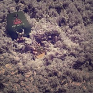 Necklace and earrings